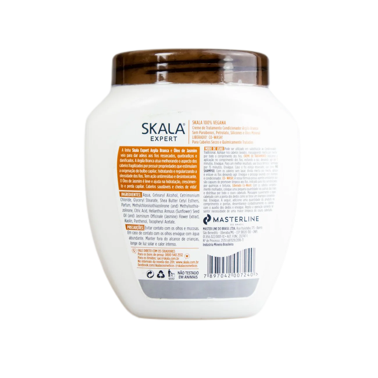 Argila Branca E Jasmim Creme De Tratamento Óleo / Jasmine Oil And White Clay Treatment Cream Treatment Cream - Skala - Image 2