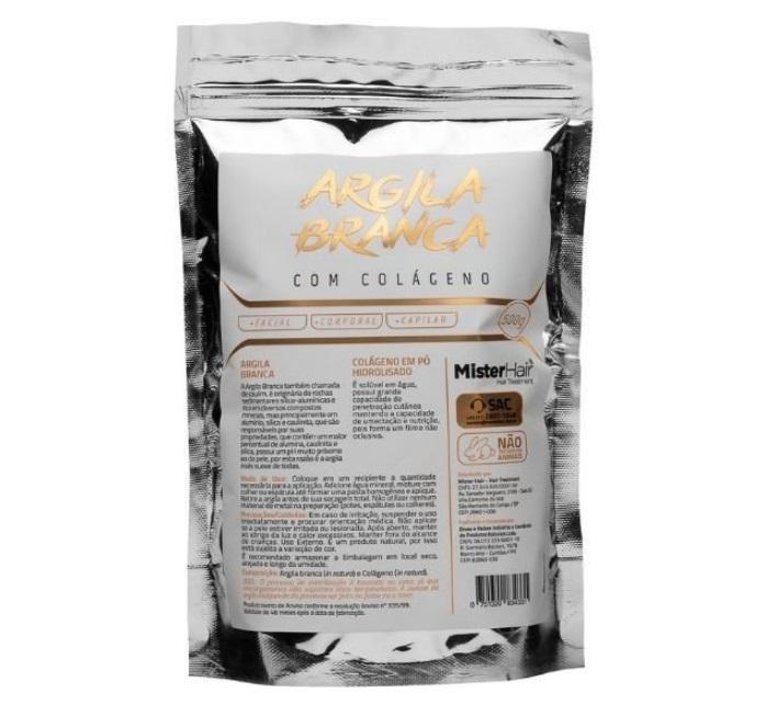 Whitening Moisturizing White Clay With Collagen Treatment 500g - Mister Hair