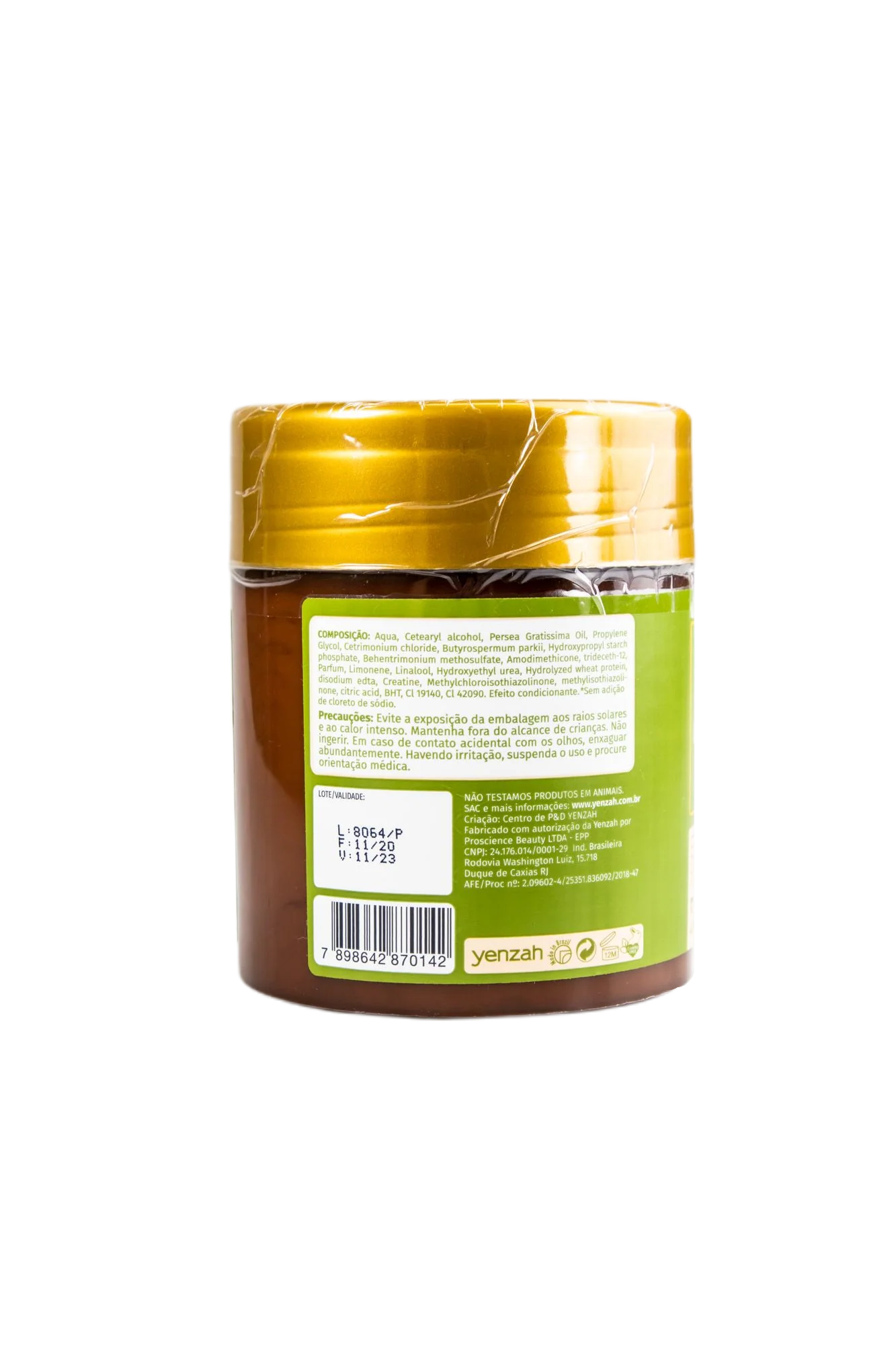 Professional Intensive Nutrition Spa Avocado Capillary Mask 480g - Yenzah - Image 4