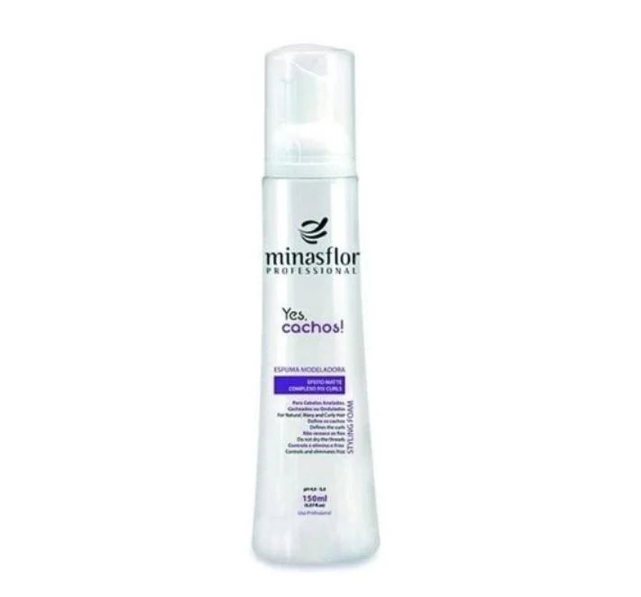 Yes Cachos Modeling Styling Foam Curly Wavy Hair Treatment 150ml - Minas Flor
